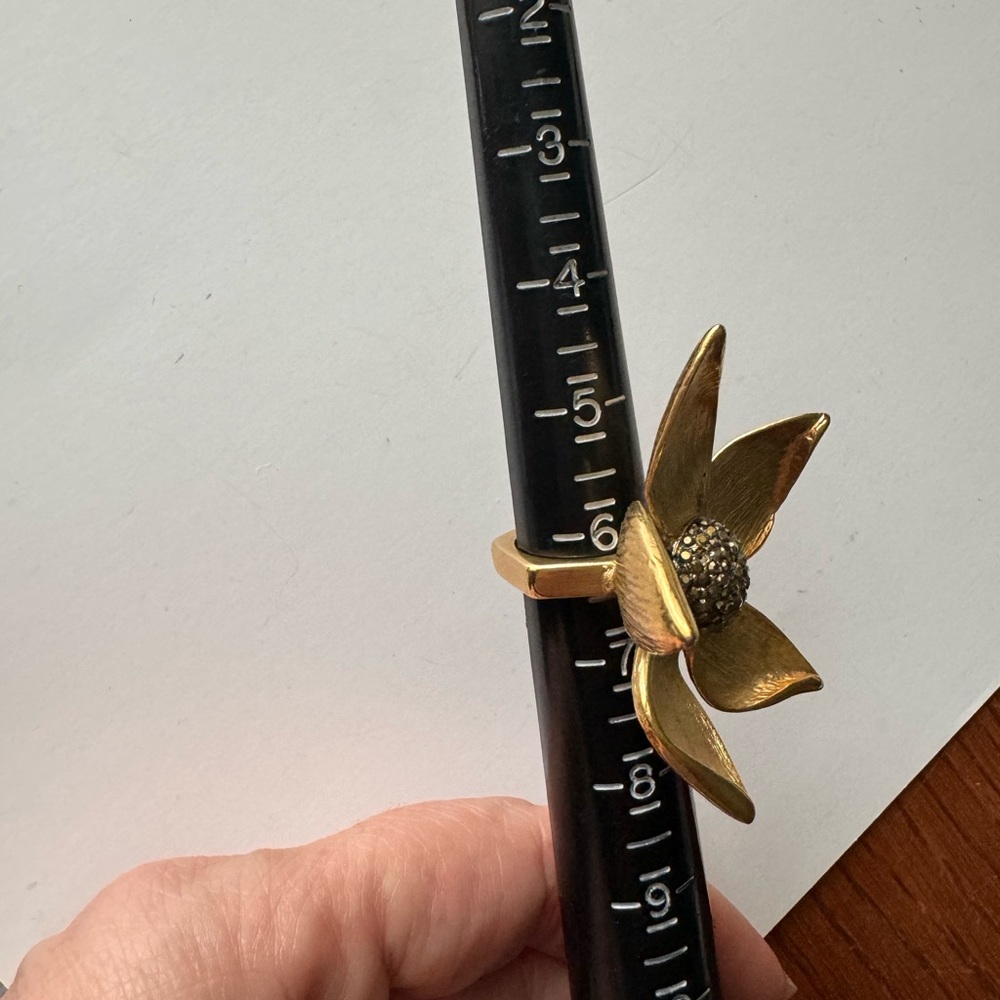 Statement Flower Ring - image 4